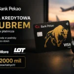 Karta Kredytowa z Żubrem od Banku Pekao S.A. – darmowa obrączka płatnicza, 2000 mil Miles & More i płatności zbliżeniowe.