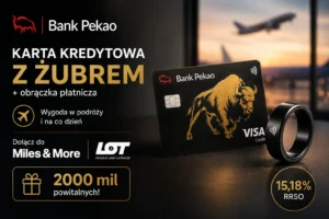 Karta Kredytowa z Żubrem (Pekao) – odbierz obrączkę płatniczą i 2000 mil!