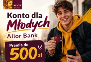 Konto dla Młodych w Alior Banku – do 500 zł premii w gotówce oraz 6% na Koncie Oszczędnościowym.
