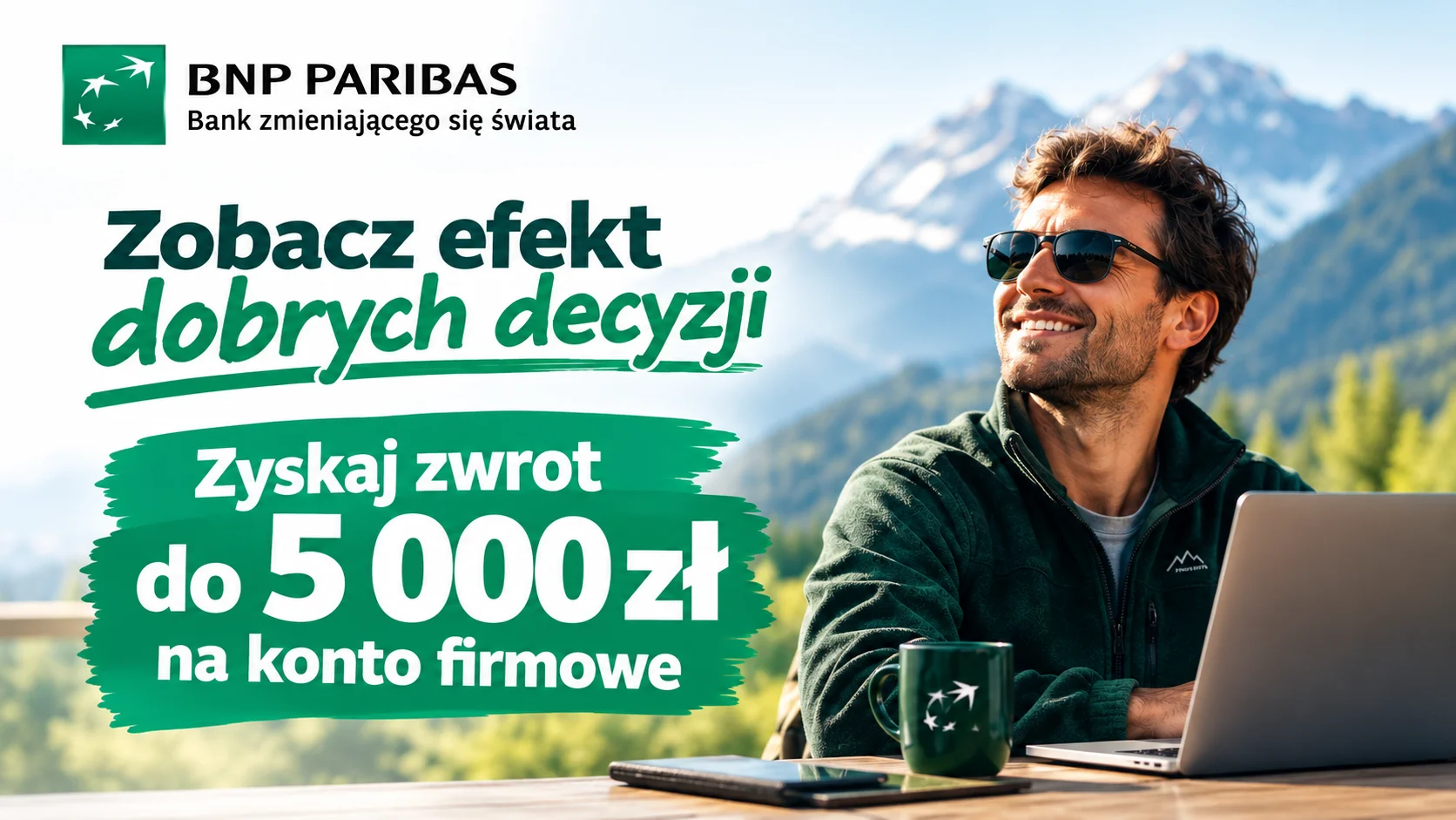 BNP Paribas Konto Otwarte na Biznes – promocja Rozpędź swój biznes 4. edycja zwrot do 5000 zł