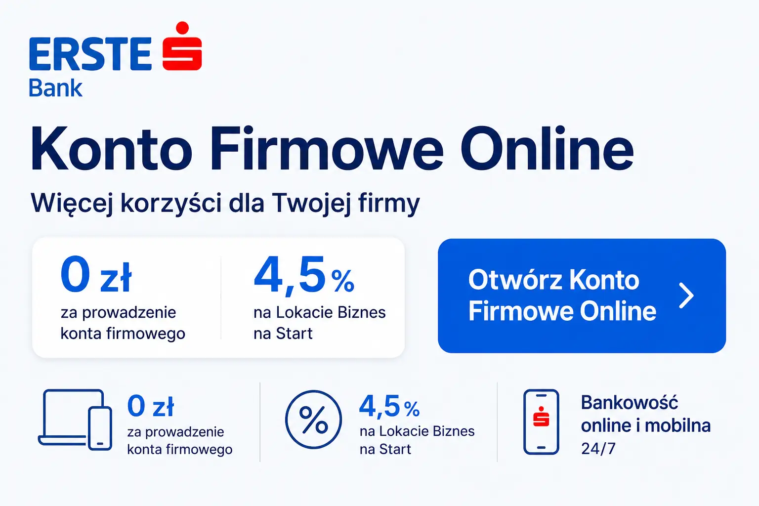 Konto Firmowe Erste Bank