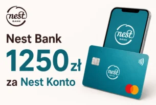 Konto Nest Bank promocja – odbierz do 1250 zł premii za wpływy wynagrodzenia, darmowe konto i darmowe bankomaty Euronet