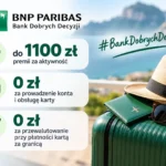 Promocja Konta Osobistego BNP Paribas 1100 zł