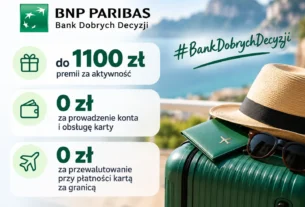 Promocja Konta Osobistego BNP Paribas 1100 zł