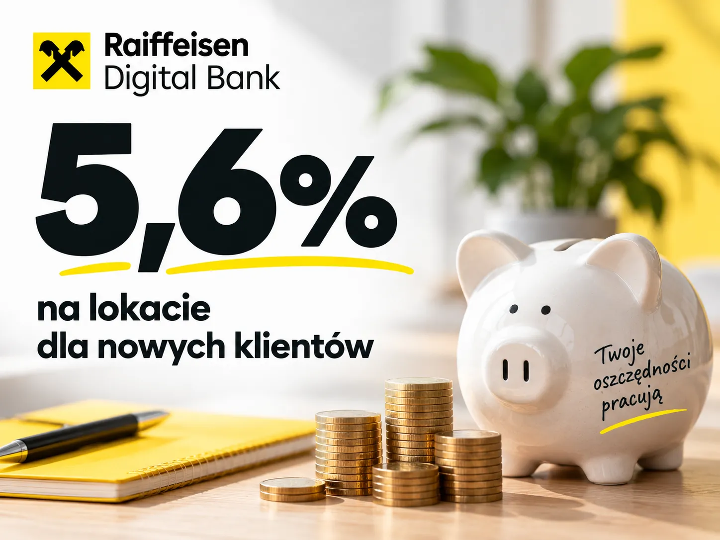 Lokata promocyjna Raiffeisen Digital Bank 5,6%